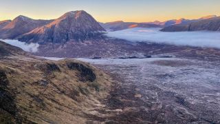 Best of 2021: Prehistoric hike and fly from the Buchaille to Glencoe Mountain, up the lift and down at sunset